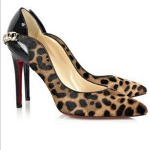 Christian Louboutin leopard Dorepi heels 37 7
